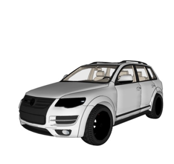 现代汽车su模型