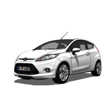 现代汽车su模型