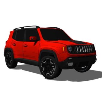 现代汽车su模型