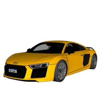 现代汽车su模型