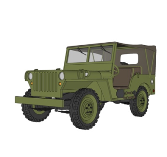 现代汽车su模型