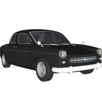 现代汽车su模型