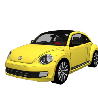 现代汽车su模型