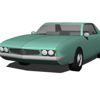 现代汽车su模型