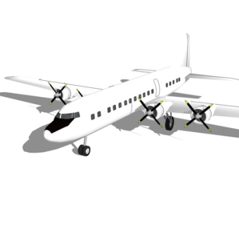 现代飞机su模型