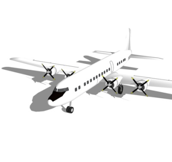 现代飞机su模型