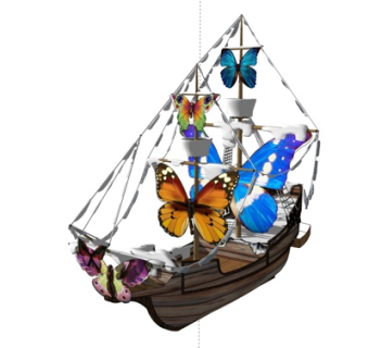 现代帆船su模型