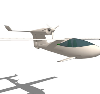 现代直升机su模型