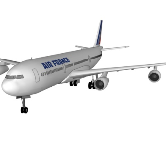 现代飞机su模型