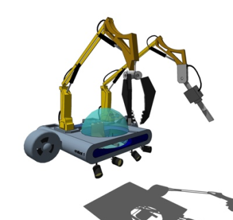 现代工业设备su模型