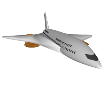 现代飞机su模型