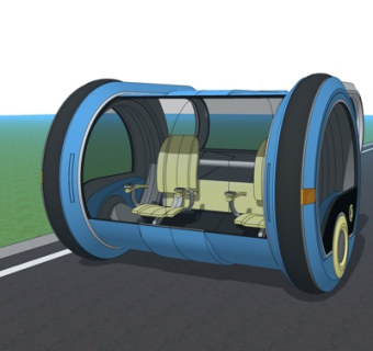 现代未来汽车su模型