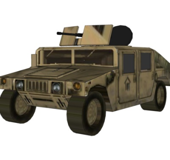 现代装甲车su模型