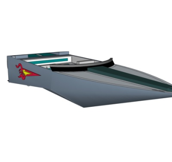 现代快艇su模型