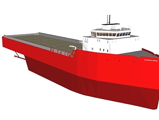 现代运输船su模型