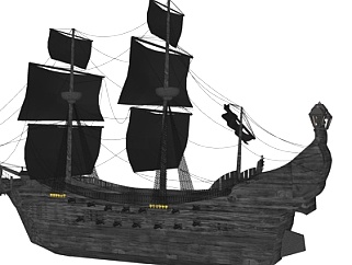 北欧<em>海盗船</em>su模型