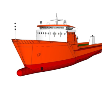 现代搜索船su模型