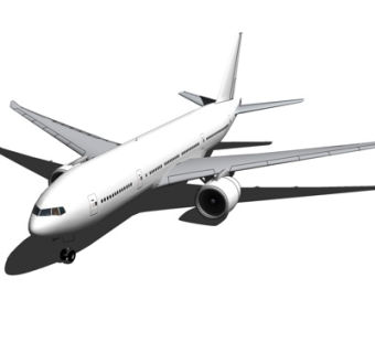 现代大型客机su模型