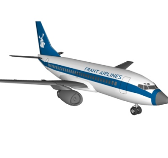 现代大型客机su模型