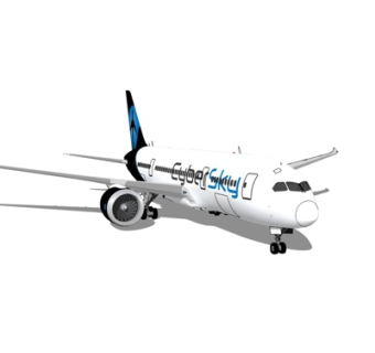 现代大型客机su模型