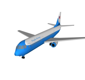 现代大型客机su模型