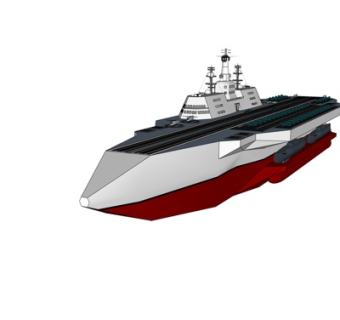 现代航空母舰su模型