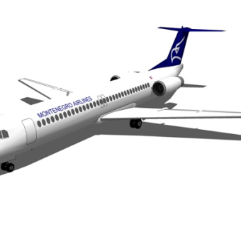 现代大型客机su模型