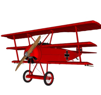 现代小型飞机su模型