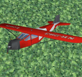 现代小型飞机su模型