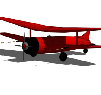 现代小型飞机su模型