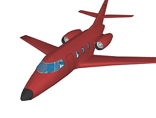 现代小型<em>飞机</em>su模型