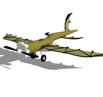 现代小型飞机su模型