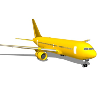 现代大型客机su模型