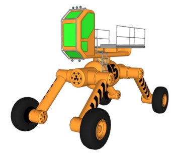 现代全地形车su模型