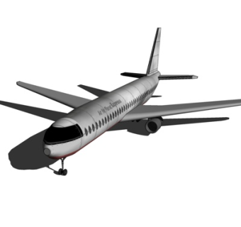 现代大型客机su模型