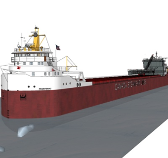 现代大型运输船su模型