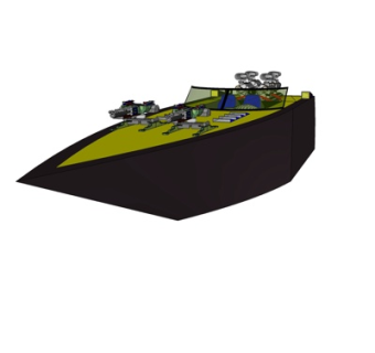 现代快艇su模型