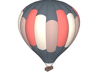 现代热气球su模型