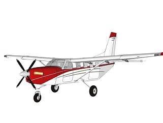 现代小型飞机su模型