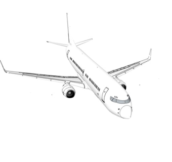 现代大型客机su模型