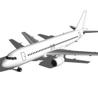 现代大型客机su模型