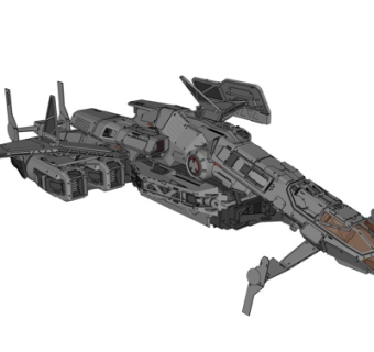 后现代战斗机su模型