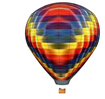 现代热气球su模型