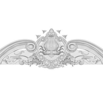 欧式雕花su模型