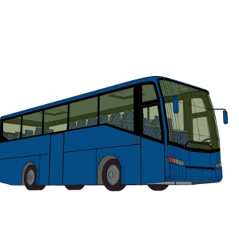 现代大型客车su模型