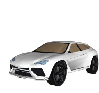 现代家用轿车su模型