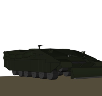 现代军用战车su模型