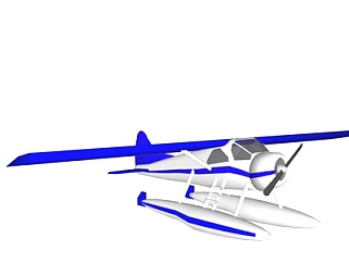 现代两栖飞机su模型
