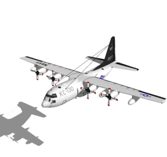 现代大型运输机su模型