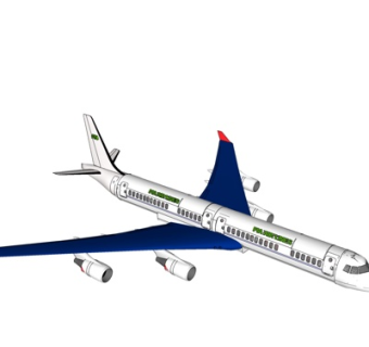 现代大型客机su模型